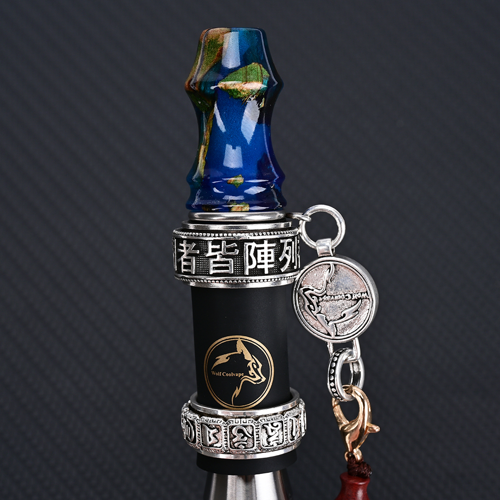 Wolfcoolvape Premium Stabilized Wood Hookah Mouth Tips Personal style hookah mouthpieces thumbnail 7