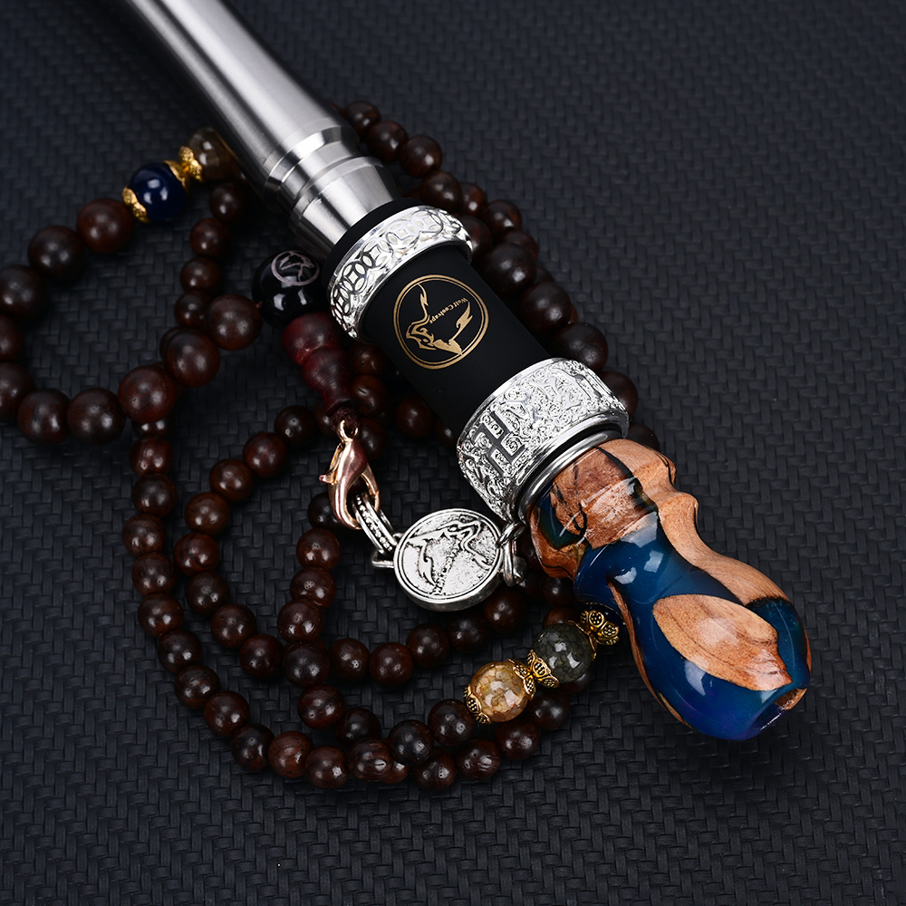 Wolfcoolvape Premium Stabilized Wood Hookah Mouth Tip Luxury Personal Shisha Mouthpiece detail 4