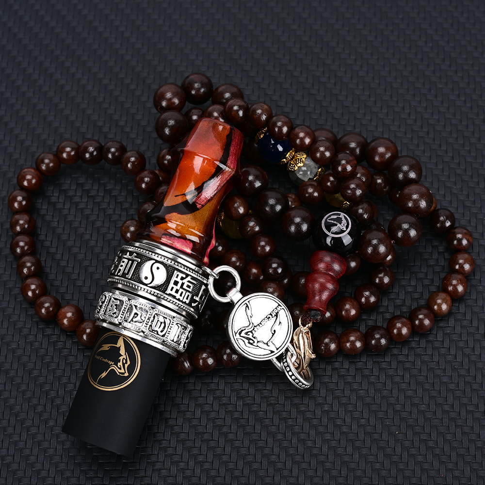 Wolfcoolvape Luxury Stabilized Wood Hookah Tip Custom Personal Style Shisha Mouthpiece thumbnail 5