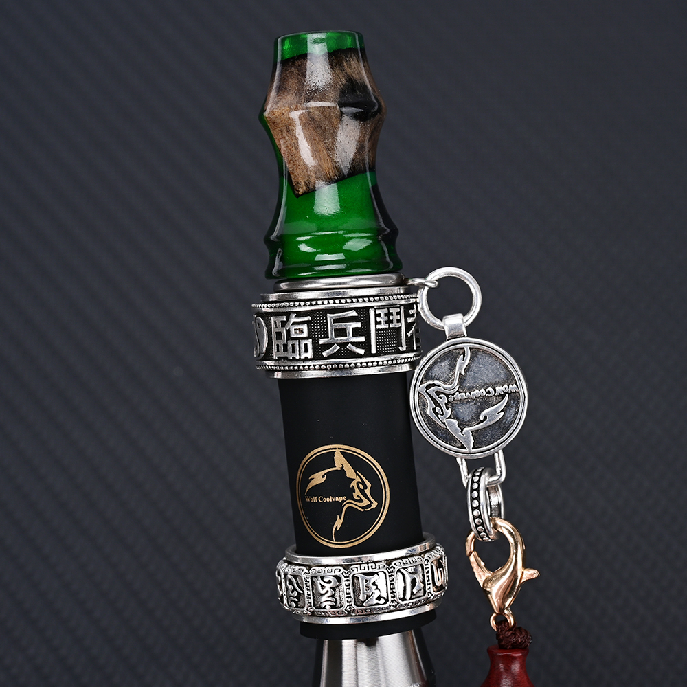 Wolfcoolvape Luxury Stabilized Wood Hookah Tip Custom Personal Style Shisha Mouthpiece thumbnail 9