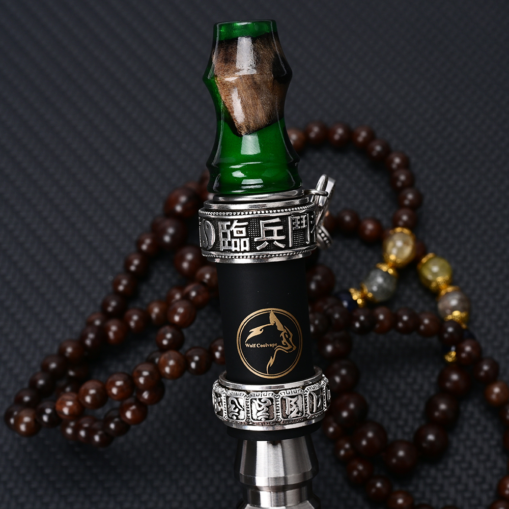 Wolfcoolvape Luxury Stabilized Wood Hookah Tip Custom Personal Style Shisha Mouthpiece thumbnail 11
